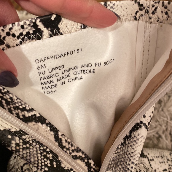 Steve Madden Whimsy Snakeprint Booties - Picture 11 of 11